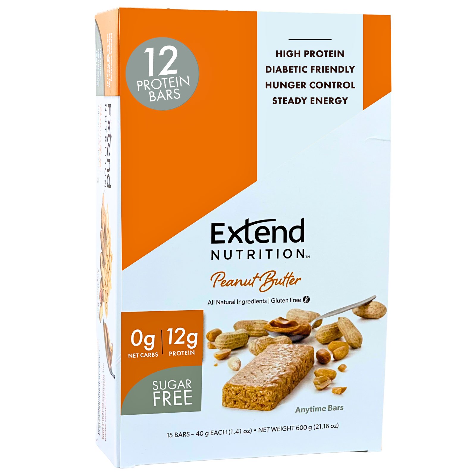 Extend - Peanut Butter Low Carb High Protein Bars (12 Pk)