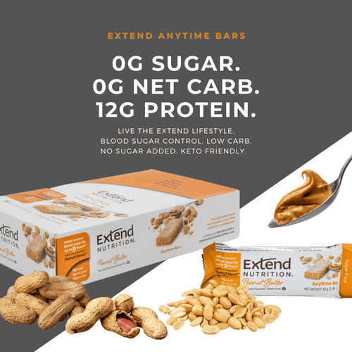 Extend - Peanut Butter Low Carb High Protein Bars (12 Pk)