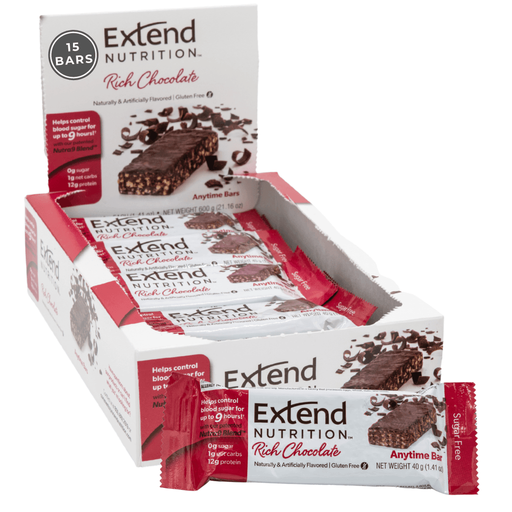 Extend Bar - Rich Chocolate Sugar Free Protein Bars (12 pk)
